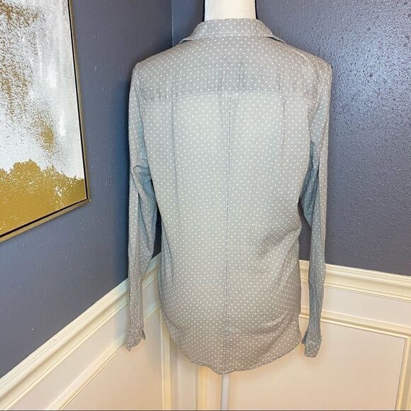 Frank & Eileen Barry Polka Dot Button Down Shirt - Picture 5 of 9